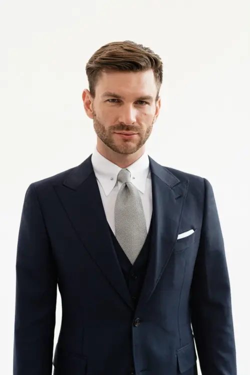 Kamizelka Gatsby granatowa - Zack Roman