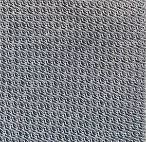 Krawat z grenadyny szaro-perłowy jedwabny - Zack Roman