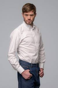 Koszula button down Piksel bawełniana - Zack Roman