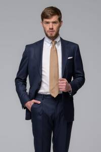 Marynarka garniturowa Morgan granatowa - Zack Roman