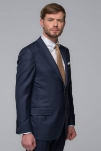Marynarka garniturowa Morgan granatowa - Zack Roman