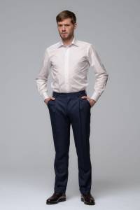 Spodnie garniturowe Morgan, granatowe