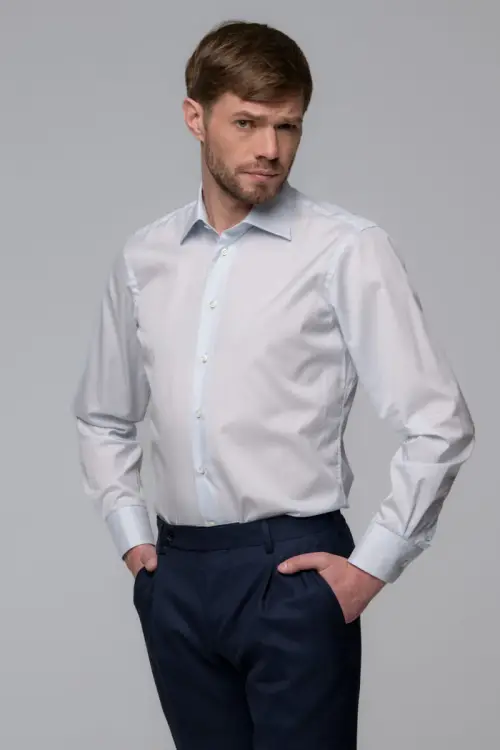 Koszula półformalna błękitna business - Zack Roman