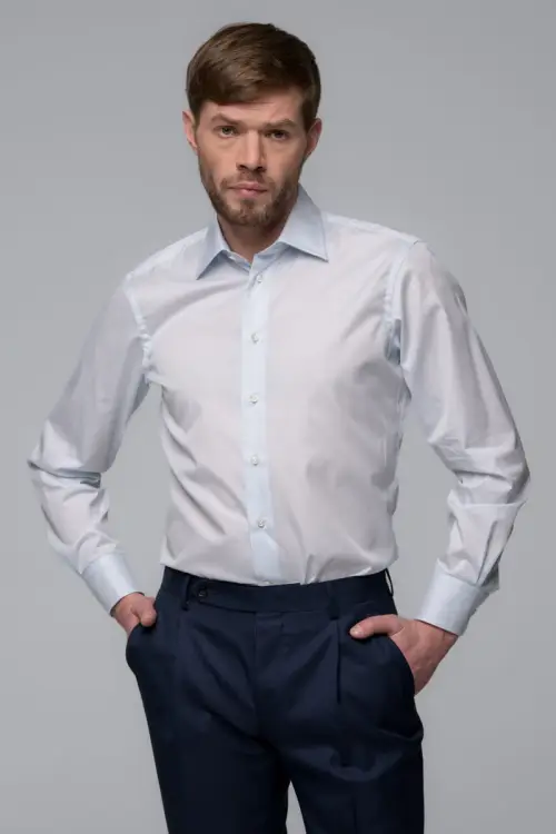 Koszula półformalna błękitna business - Zack Roman
