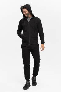 Bluza dresowa Tony czarna bawełna organiczna - Zack Roman