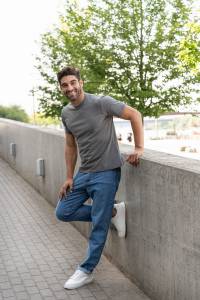 Jeansy Zacky niebieskie bawełniane - Zack Roman