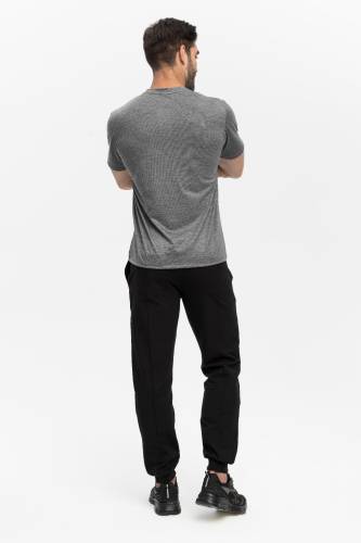 T-shirt Icefeel merino eukaliptus szary melanż - Zack Roman