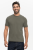 T-shirt Zack, bawełniany, khaki - na modelu