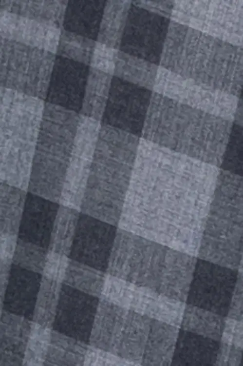 Szara koszula w kratkę Gingham, bawełniana - zdjęcie 6