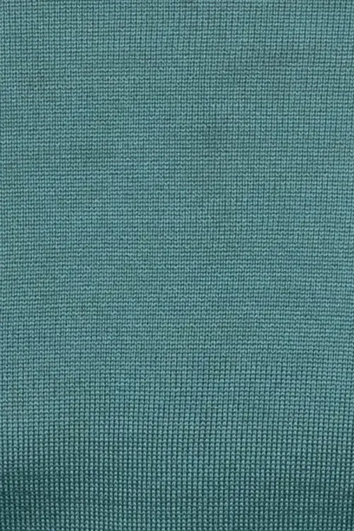 Golf z wełny merino, zielony maripozyt - zdjęcie 5