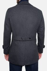 Kurtka Bosmanka szara wełniana - Zack Roman