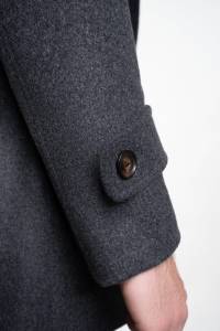 Kurtka Bosmanka szara wełniana - Zack Roman