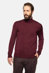 Golf merino bordowy - Zack Roman