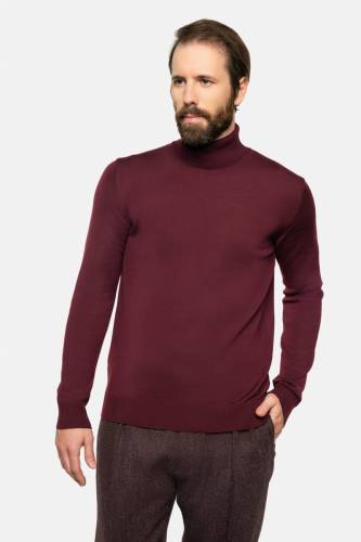 Golf merino bordowy - Zack Roman