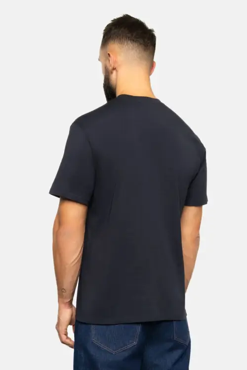 T-shirt Zack, bawełniany, czarny - zdjęcie 5
