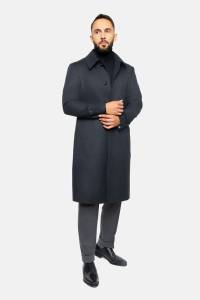 Płaszcz Chesterfield grafitowy wełniany - Zack Roman