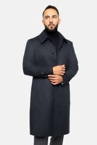 Płaszcz Chesterfield grafitowy wełniany - Zack Roman