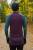 Longsleeve sportowy merino fioletowo-turkusowy 195g - Zack Roman