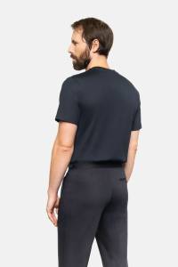 T-shirt Ocean organiczna bawełna algi morskie czarny - Zack Roman