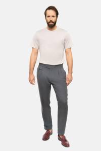 T-shirt Ocean organiczna bawełna algi morskie popielaty - Zack Roman