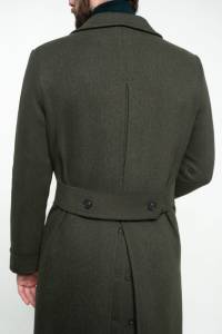 Płaszcz Ulster British Army Green wełniany - Zack Roman