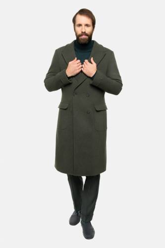 Płaszcz Ulster British Army Green wełniany - Zack Roman