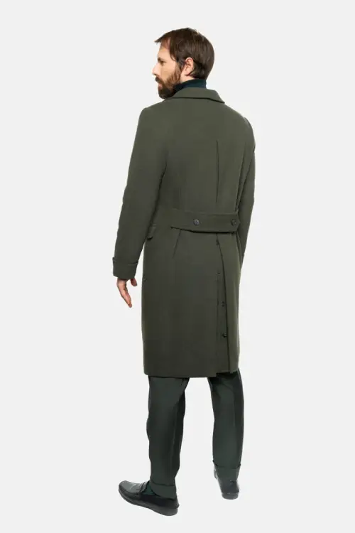 Płaszcz Ulster British Army Green, wełniany - zdjęcie 22