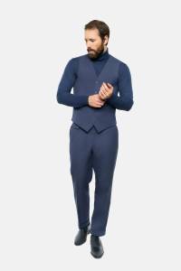 Kamizelka vintage Bewelana granatowa bielska wełna - Zack Roman