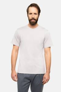 T-shirt Ocean organiczna bawełna algi morskie popielaty - Zack Roman