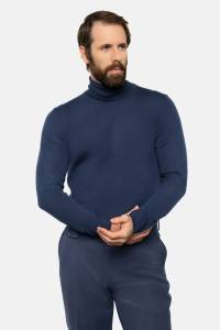 Golf merino granatowy - Zack Roman