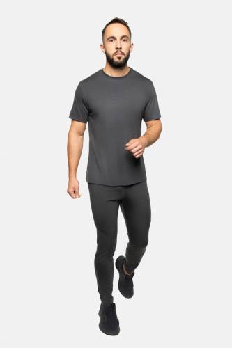 T-shirt sportowy merino 195 khaki - Zack Roman