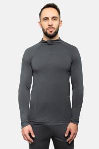 Longsleeve sportowy merino khaki 195g - Zack Roman