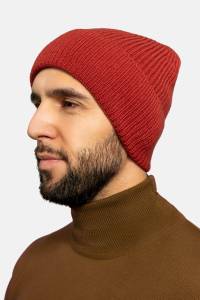 Czapka merino pomarańczowa - Zack Roman