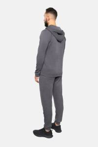 Bluza dresowa merino Super 120 French Terry szara - Zack Roman