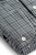Szara koszula button down w kratkę Vichy, bawełniano-kaszmirowa - zbliżenie kołnierzyka