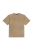 T-shirt sportowy z wełny merino 195, beżowy - na białym tle