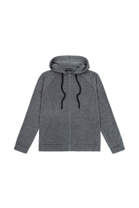 Bluza dresowa merino Super 120 French Terry szara - Zack Roman