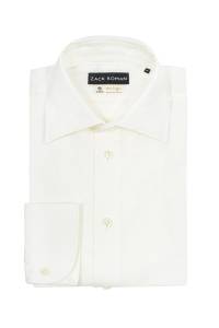 Koszula Pure Tone naturalna bawełna organiczna złamana biel - Zack Roman