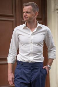 Naturalna koszula Pure Tone, bawełna organiczna, złamana biel