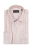 Koszula Silk Touch bordowa w paski bawełniano-lniana z jedwabiem - Zack Roman