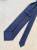 Krawat z grenadyny grossa, deep blue, jedwabny