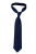 Krawat z grenadyny grossa, deep blue, jedwabny