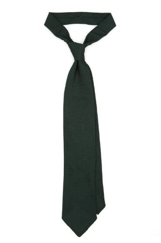 KRAWAT Z GRENADYNY ZIELONY GROSSA