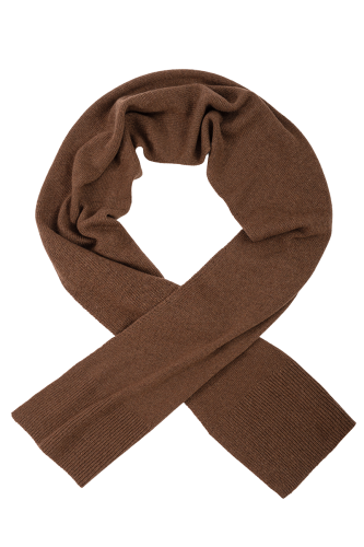 Szalik kaszmirowy, brązowy