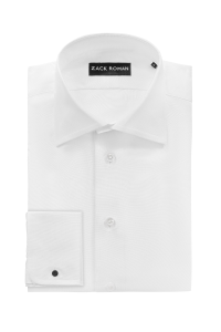 Biała koszula na spinki Royal Oxford 