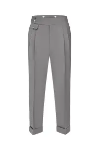 Wełniany garnitur Futuro II, szary