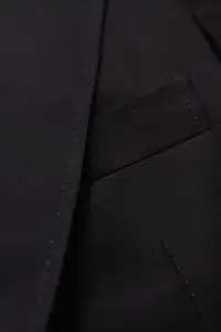 Garnitur Futuro I, granatowy, wełniany