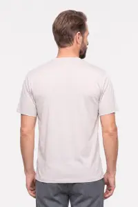 T-shirt Ocean, organiczna bawełna, algi morskie, popielaty