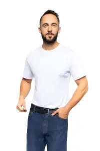 T-shirt Zack, bawełniany - Biały