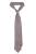 Krawat z grenadyny garza grossa, szary - na białym tle